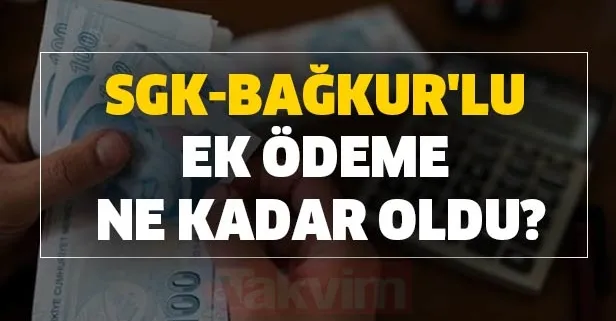 Emekli ikramiye tutarı ödeme günü! SGK-Bağkur'lu ek ödeme ne kadar oldu? Emekli ikramiyesiyle ilgili flaş gelişme!
