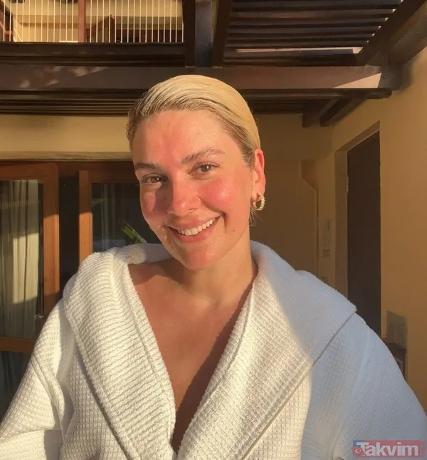 Esra Erol'un yakın arkadaşı Bergüzar Korel'den havuz başı pozları! Mor bikinisi dalgalı sarı saçlarıyla güneşin tadını böyle çıkardı - 4