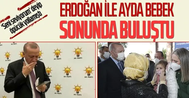 Başkan Erdoğan'dan Ayda Bebek'e ziyaret