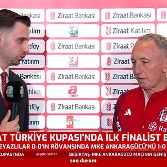 Beşiktaş teknik sorumlusu Halim Okta’dan maç sonrası önemli açıklamalar