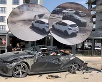 Bursa’da korku dolu anlar | İnşaatta vinç devrildi! O anlar kamerada