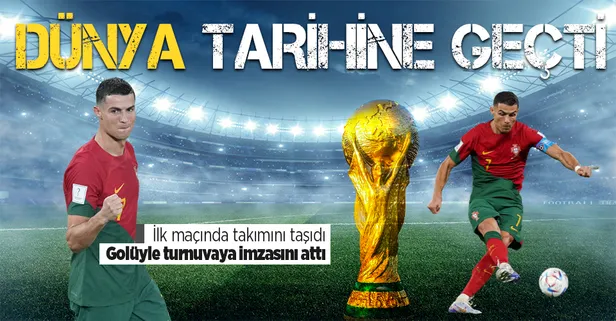 Portekiz-Gana: 3-2 | Cristiano Ronaldo tarihe geçti