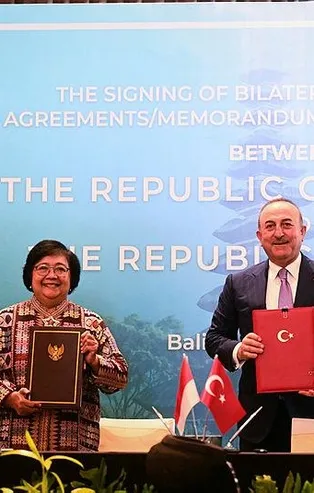 Türkiye ile Endonezya arasında 5 anlaşma imzalandı