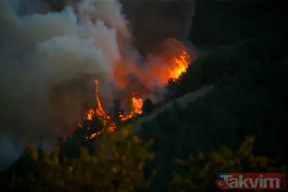 İzmir’de gergin bekleyiş! Karabağlar’daki orman yangını iki mahalleye yaklaştı