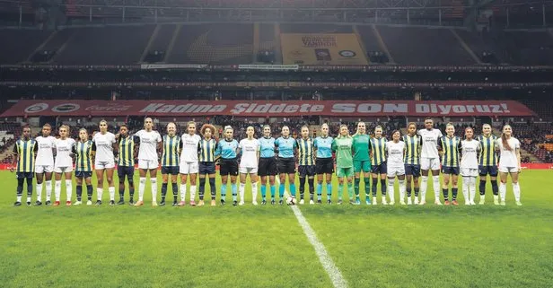 Fenerbahçe kadın futbol takımı Galatasaray’a karşı gol olup yağdı
