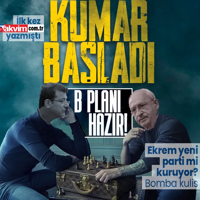 Ekrem İmamoğlu parti mi kuruyor? Çok konuşulacak bomba kulis bilgisi: O senaryo gerçekleşirse B planı devreye girecek