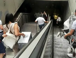 Taksim metrosunda bitmeyen çile! Vatandaş isyanda