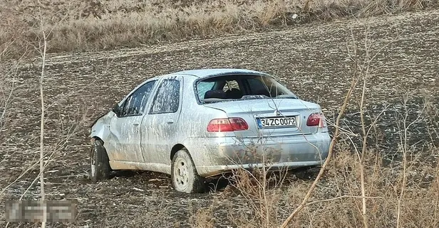Tekirdağ'da facia kaza! Tarlaya uçan otomobil sürücüsü hayatını kaybetti