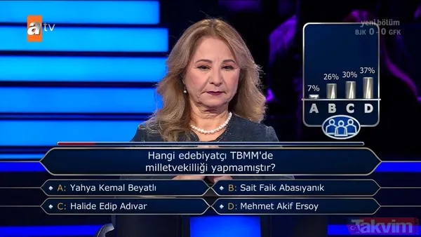 Kenan İmirzalıoğlu Kim Milyoner Olmak İster'de sordu: Dikkat çeken Cumhuriyet ve Atatürk sorusu - 29