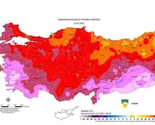 Meteoroloji harita paylaşarak uyardı! Kavrulacağız!