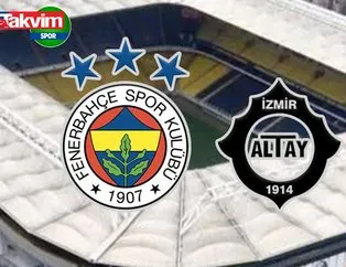 Fenerbahçe Altay maçı ne zaman, saat kaçta?