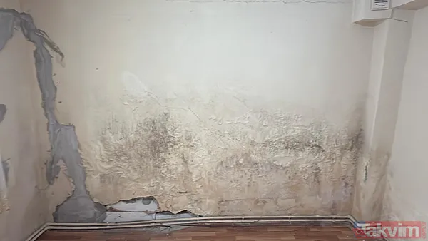 Kağıthane'de korkutan görüntü! Çatlaklar oluştu, bina boşaltıldı - 4