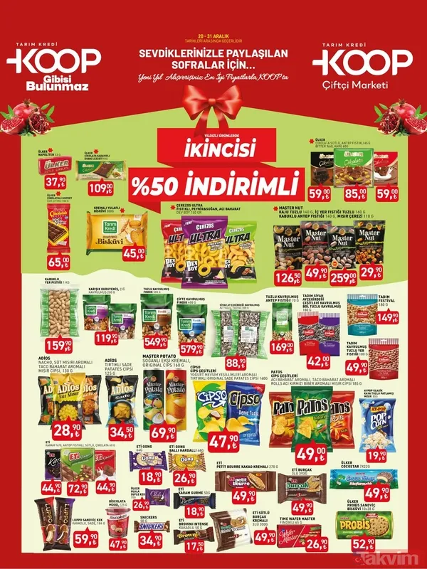 Hafta sonu fırsat alarmı! KOOP Market’te 20-21 Aralık’a özel çay, tavuk ve sıvı yağda indirimli fiyatlar - 25