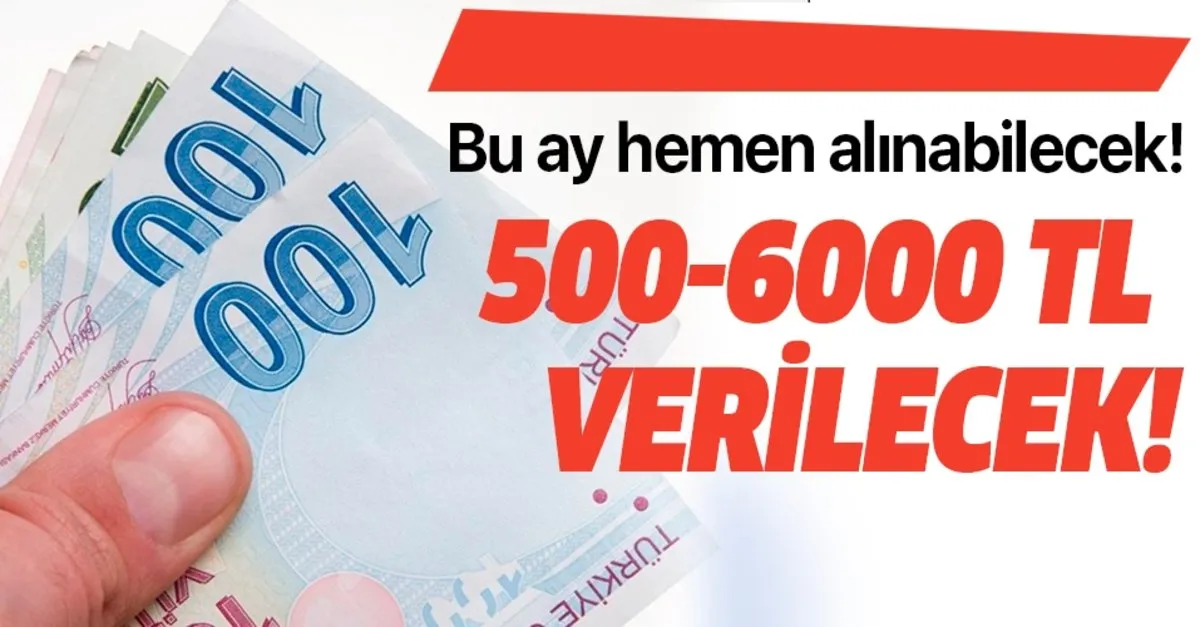 500 6000 tl verilecek