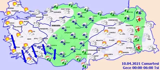 HAVA DURUMU | Meteorolojiden yoğun kar ve zirai don uyarısı! 9 Nisan İstanbul'da bugün hava nasıl olacak?-6
