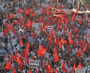Şanlıurfa’da teröre lanet yürüyüşü