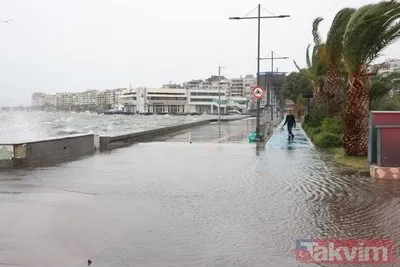 izmir de firtina nedeniyle deniz tasti yollar su altinda kaldi galeri takvim