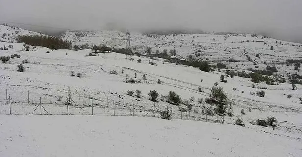 Doğu Anadolu değil! Artvin Şavşat ve Ardanuç’a mayısta kar yağdı