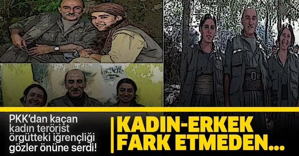 PKK’dan kaçan kadın terörist örgütteki iğrençliği anlattı! Kadın-erkek fark etmeden...