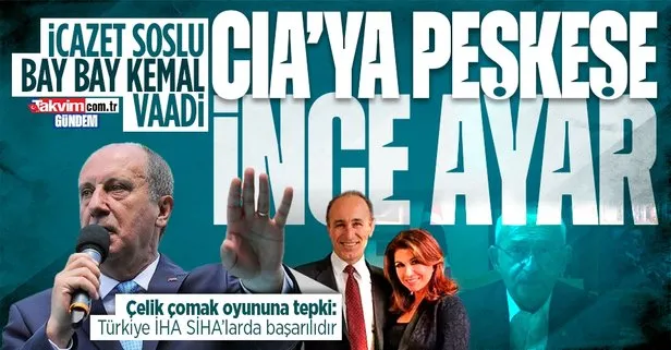 Kemal Kılıçdaroğlu’nun Atatürk Havalimanı’nı peşkeş projesine bir tepki de Muharrem İnce’den: Çomak sokuyor