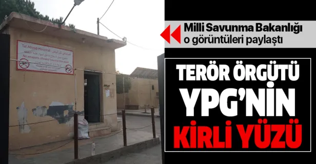 MSB paylaştı: YPG/PKK'lı teröristler, Tel Abyad Hastanesi'nde cihazları yakmış