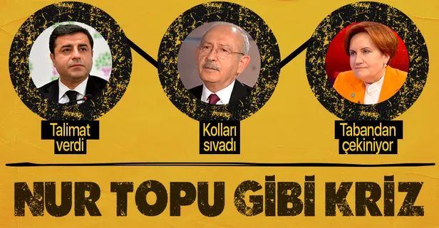 Millet İttifakı'nda miting krizi! Demirtaş çağrı yaptı Kılıçdaroğlu atladı! Akşener çekimser...