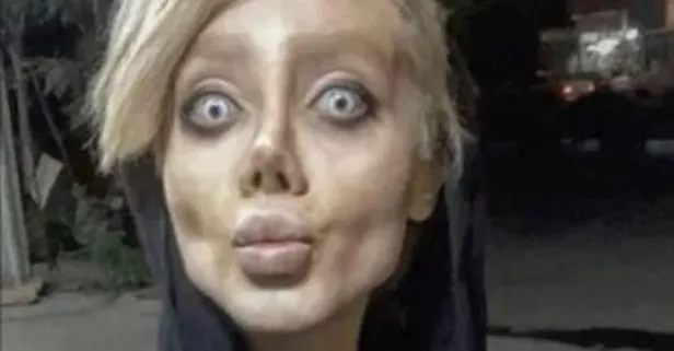 İranlı zombi gelin Sahar Tabar her şeyi bir bir itiraf etti! Angelina Jolie’ye benzemeye çalışan Sahar Tabar...