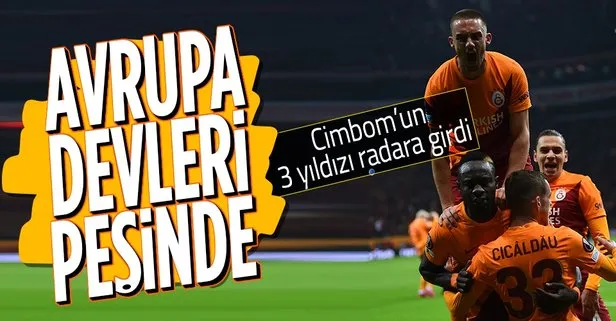 Galatasaraylı yıldızlar Avrupa devlerinin radarında