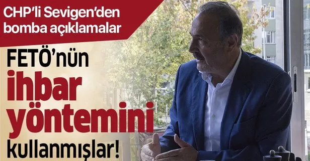 Son dakika: Mehmet Sevigen’den bomba açıklamalar: FETÖ yöntemiyle isimsiz ihbar yaptılar