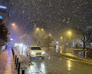 İstanbul’da kar yağışı