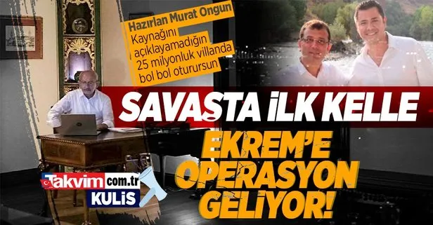 İmamoğlu’na operasyon geliyor!