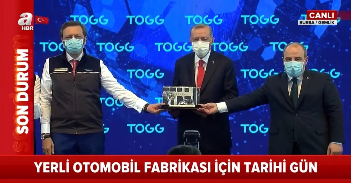 Yerli otomobil girişimcisi 'babayiğitler'den Başkan Erdoğan'a anlamlı hediye
