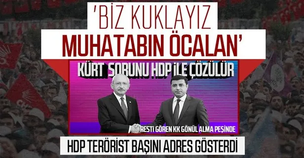 HDP, Kürt sorunu HDP ile çözülür diyen Kılıçdaroğlu’na PKK elebaşı Abdullah Öcalan’ı adres gösterdi!