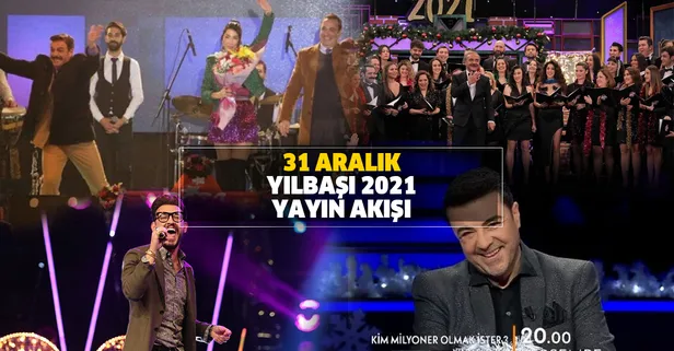 Yılbaşı gecesi televizyonda hangi programlar yer alacak? 31 Aralık Perşembe yayın akışında neler var?