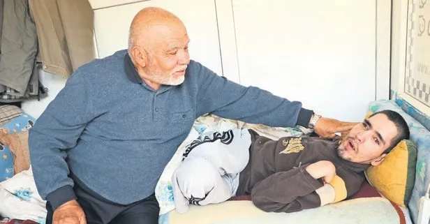 Kayseri’de Kıbrıs gazisi engelli oğlu için seferber oldu!