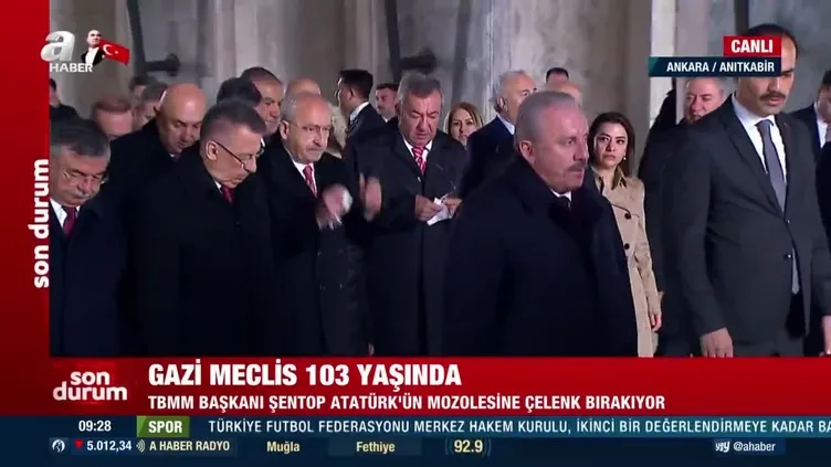 Devlet erkanı Anıtkabir’de!