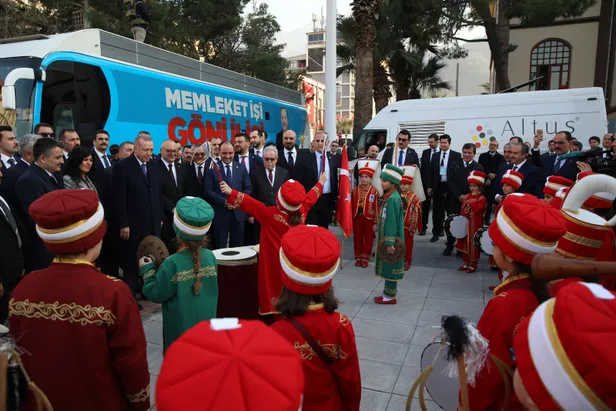 Minik mehteranlardan Manisa'da Başkan Erdoğan'a konser-2