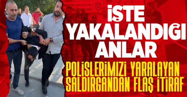 SON DAKİKA: İstanbul'da 3 kişiyi öldürüp 2 polisi yaralayan saldırganın yakalanma anı ortaya çıktı