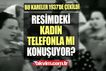 Sağ köşeye dikkatlice bakın! 1937 yılında çekilen kareler zaman yolculuğu kehanetlerini ardı ardına getirdi! Meğer kadının sağ elindeki cisim...