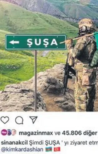 Sinan Akçıl'dan Kim Kardashian'a Azerbaycan mesajı