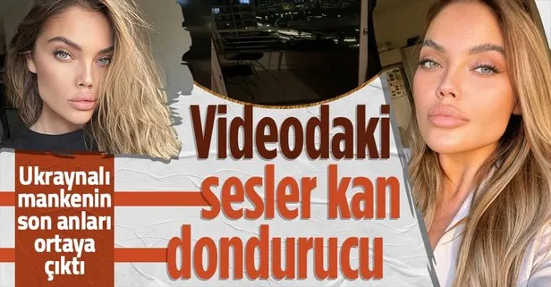 Ukraynalı fotomodelin son anları
