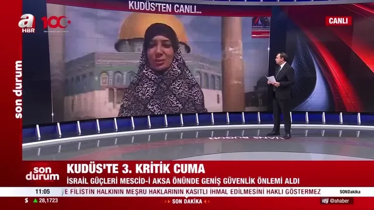 A Haber Mescid-i Aksa'da!
