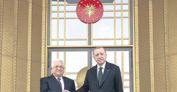 Başkan Tayyip Erdoğan Filistin Devlet Başkanı Mahmud Abbas’la ortak basın toplantısı düzenledi