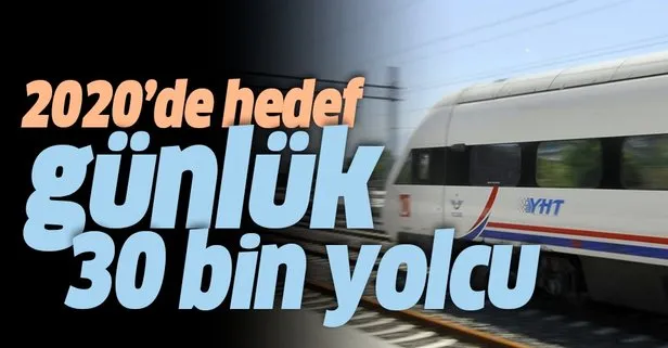 2020’de hedef günlük 30 bin yolcu