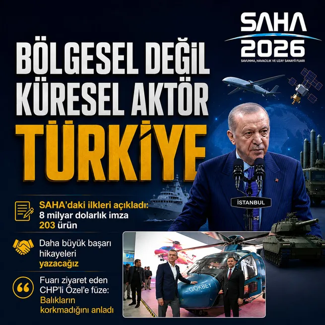 Başkan Erdoğan SAHA’da ilkleri açıkladı: 203 ürün 182 anlaşma ile 8 milyar dolarlık iş hacmine ulaşıldı!