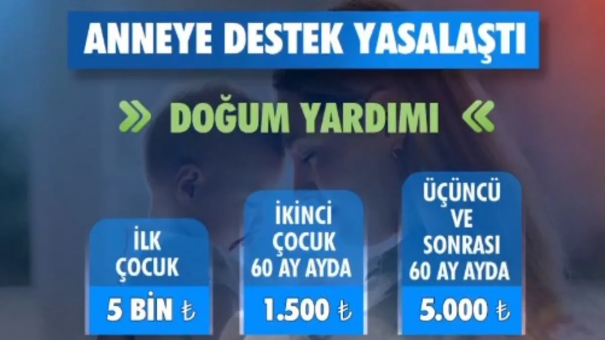 Anneye destek: Doğum yardımıyla ilgili yeni detaylar yasalaştı!