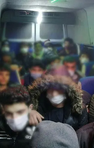 Eskişehir'de düzensiz göçmen operasyonu