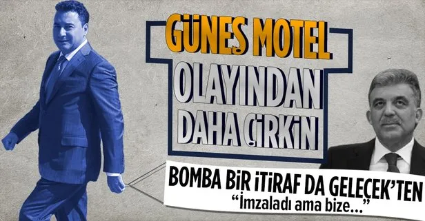 Abdullah Gül ve Ali Babacan’ın ihanetinde yeni perde! Şok itiraf bu kez Gelecek Partisi’nden geldi!