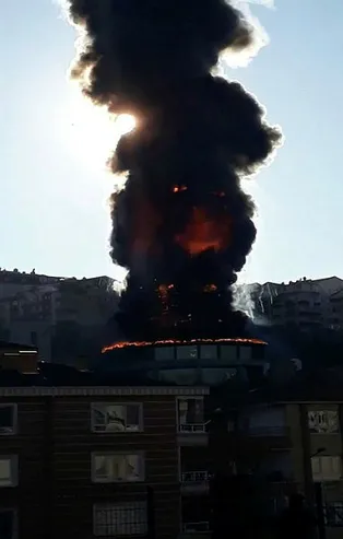 Ankara'da yangın!