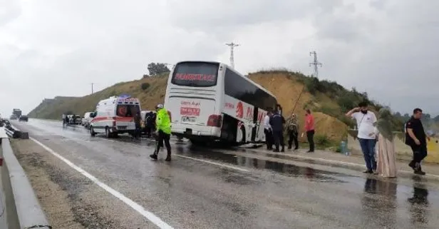 Antalya’da korkunç kaza! Yolcu otobüsü şarampole düştü: 10 yaralı